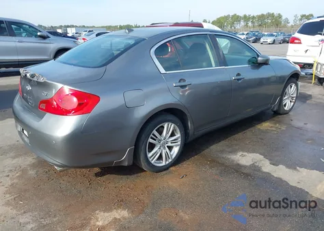 2010 Infiniti G37X z USA, uszkodzony, nr VIN JN1CV6AR0AM459704